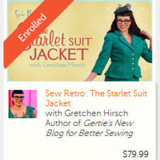 The Starlet Suit Jacket. Enrolled!