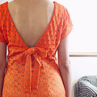 Orange dress (Vogue 8313)