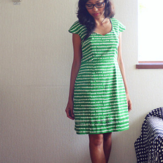 Green Pastille dress (The Colette Sewing Handbook)