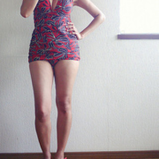 Pattern testing: Bombshell swimsuit