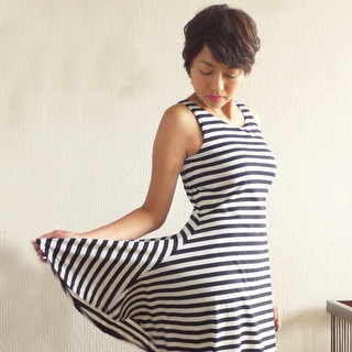 Striped Jorna dress- Perfect Pattern Parcel #3